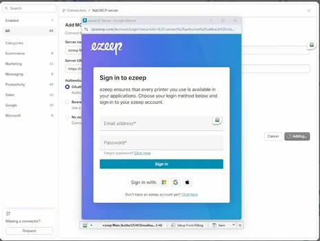authenticate-mcp-ezeep