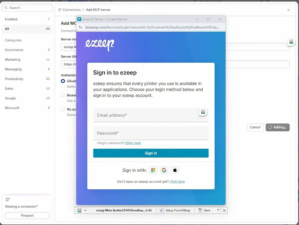 authenticate-mcp-ezeep