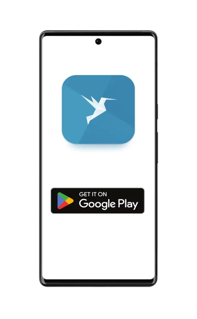 Screenshot of the ezeep app on a phone