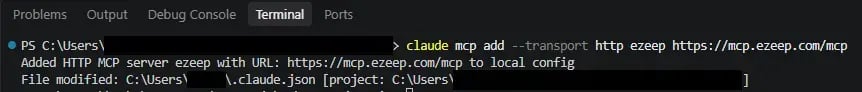 ezeep-mcp-claude-code