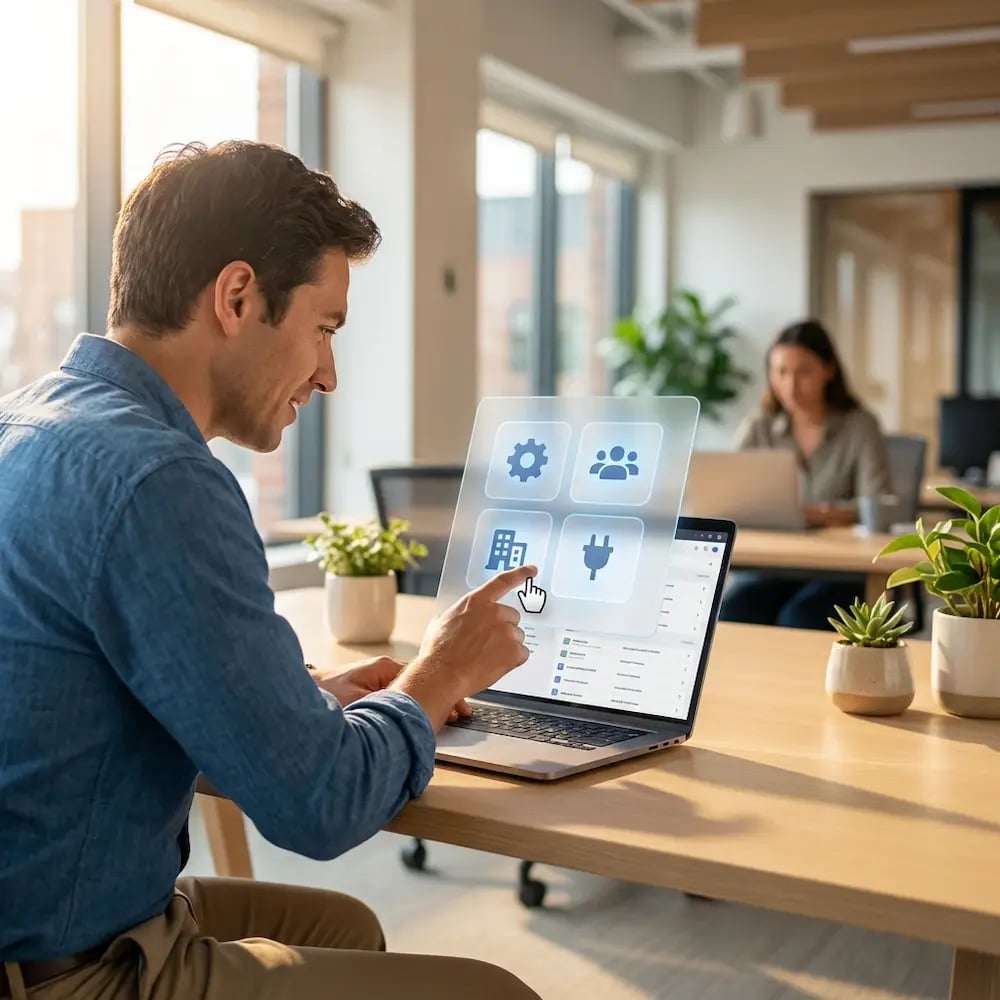 man-choosing-platform