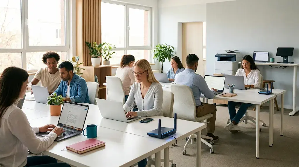 coworking-space-members-working