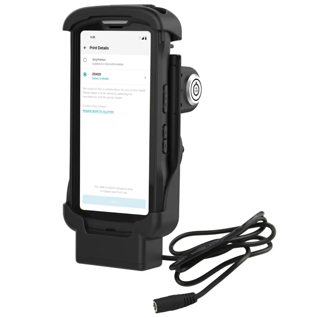 Zebra MDE Gerät im Einsatz