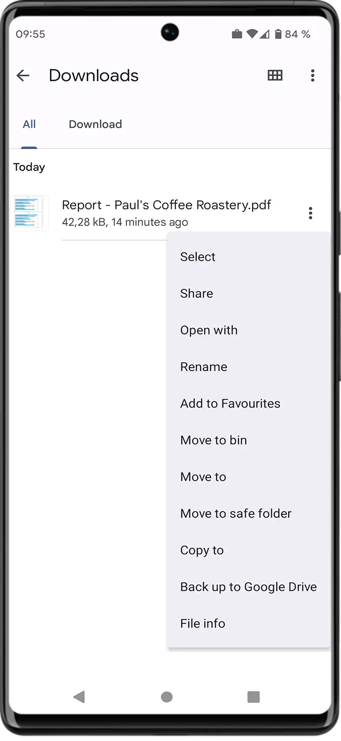 Print mobile from a Android phone 