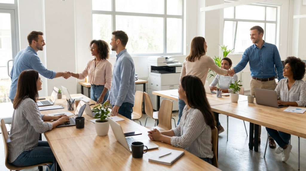 Onboarding im Coworking Space