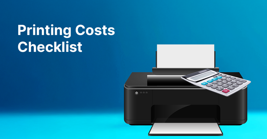Printing Cost Checklist