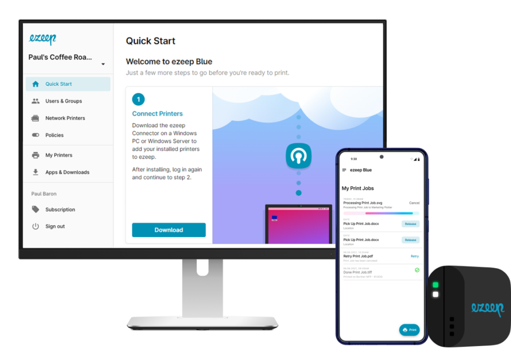 How ezeep Blue works