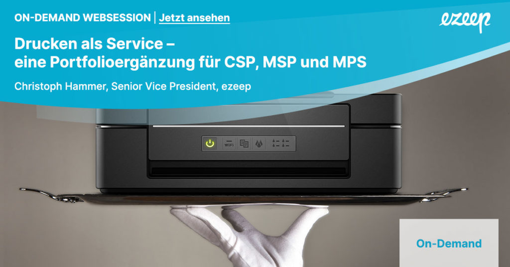 Promobild – Drucken als Service – eine Portfolioergänzung für CSP, MSP und MPS