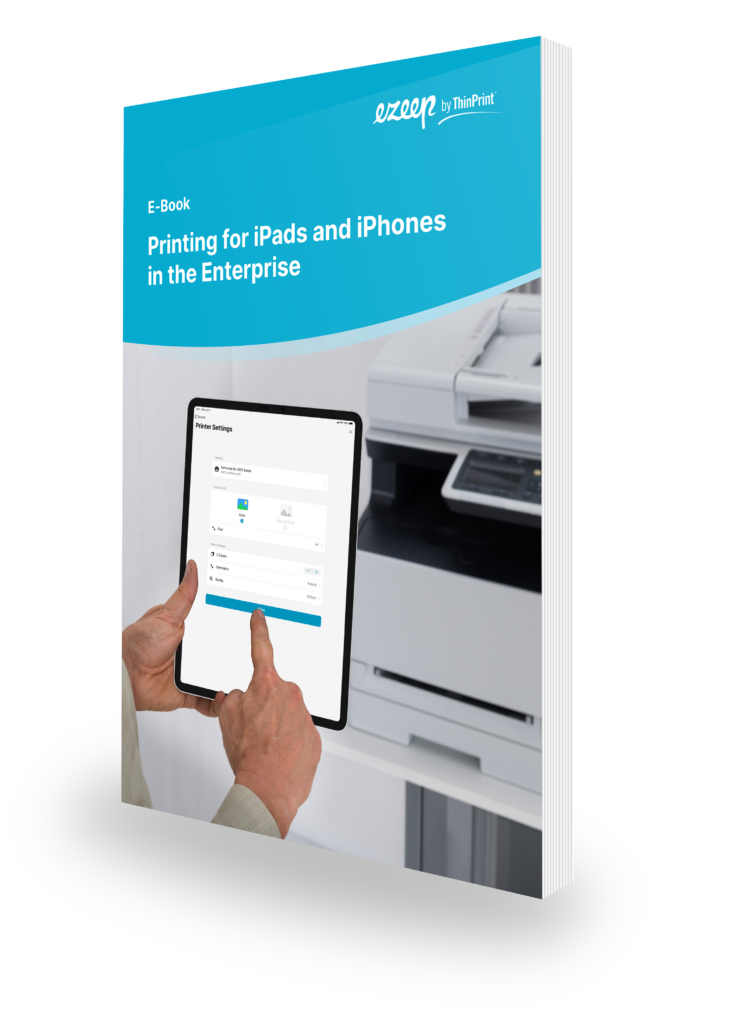 Printing for iPads and iPhones for companys with ezeep