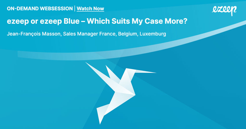 ezeep or ezeep Blue – Find more in the websession
