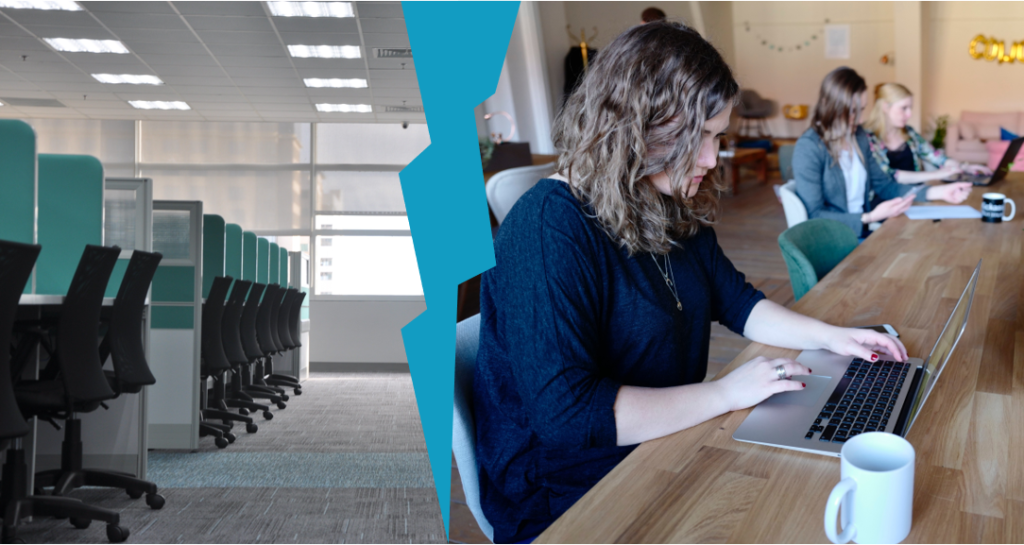 Coworking spaces vs the corporate workspace