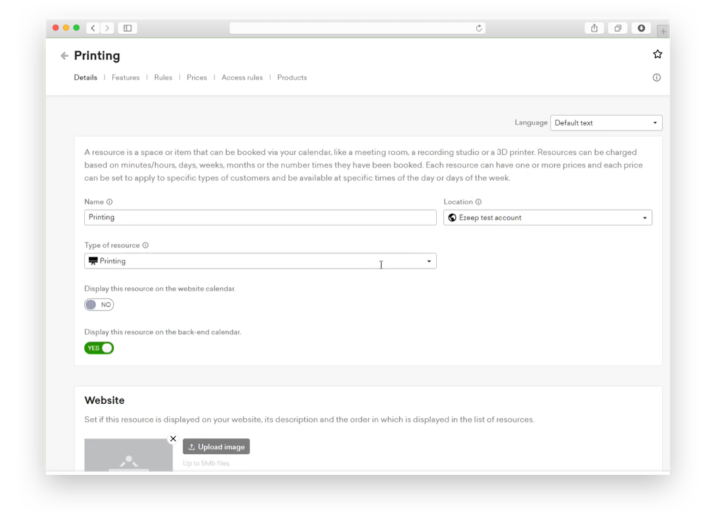 Printing policies with Nexudus and ezeep