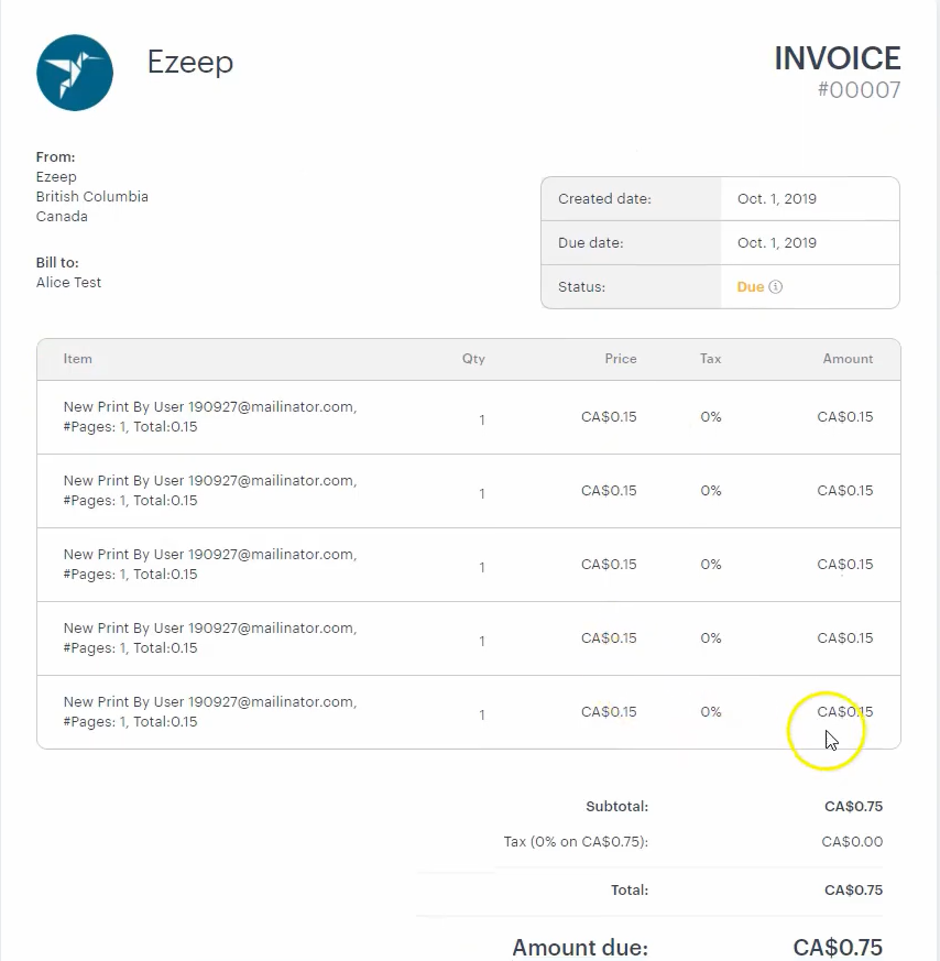 Automatic billing for printing in coworking spaces with ezeep and Optix