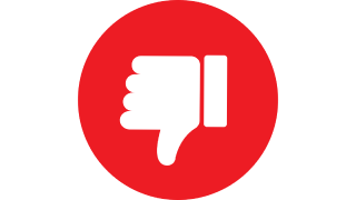 thumbs down